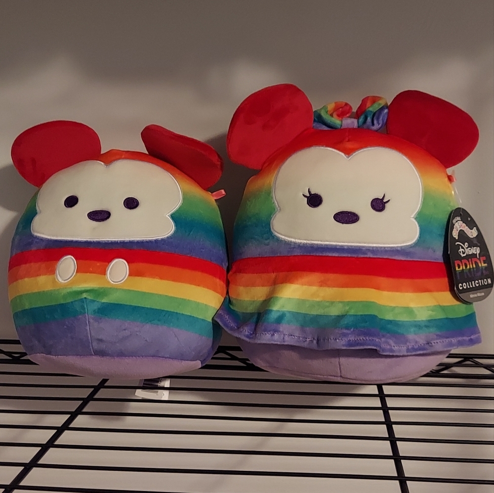 🆕️ Disney Pride Collection Squishmallows Mickey and Minnie